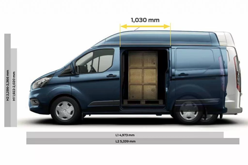 Ford Transit Custom Length