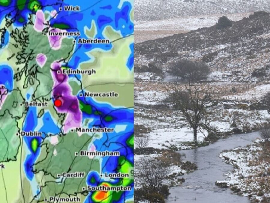 Snow Storm Weather Forecast UK