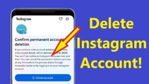 How to Delete Instagram Account