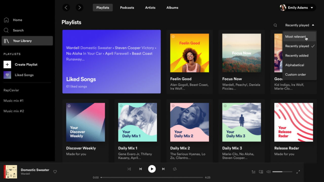 Spotify Web Player