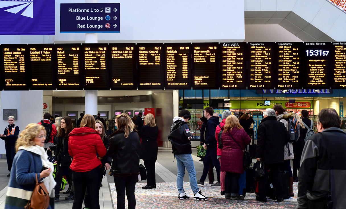National Rail Live Departures Euston