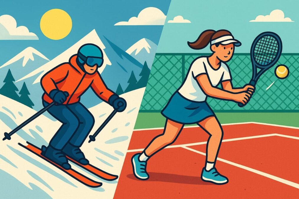 The Year-Round Athlete: Staying Active from the Ski Slopes to the Tennis Court The Year-Round Athlete: Staying Active from the Ski Slopes to the Tennis Court