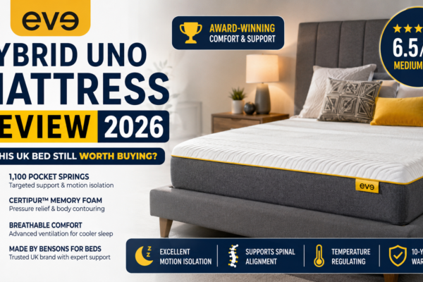 Eve Hybrid Uno Mattress Review 2026