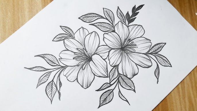 Flower Drawing: Easy Step-by-Step Tutorial for Beginners