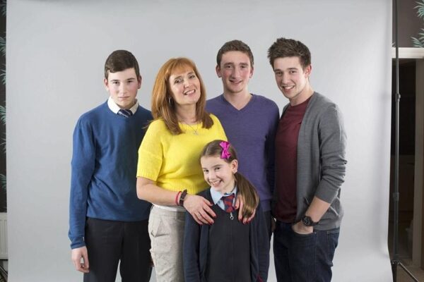 Angela Epstein Family with Children