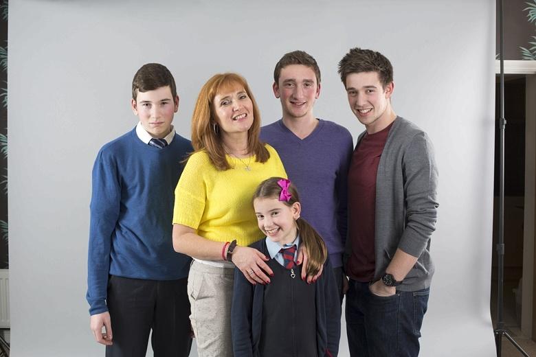 Angela Epstein Family with Children