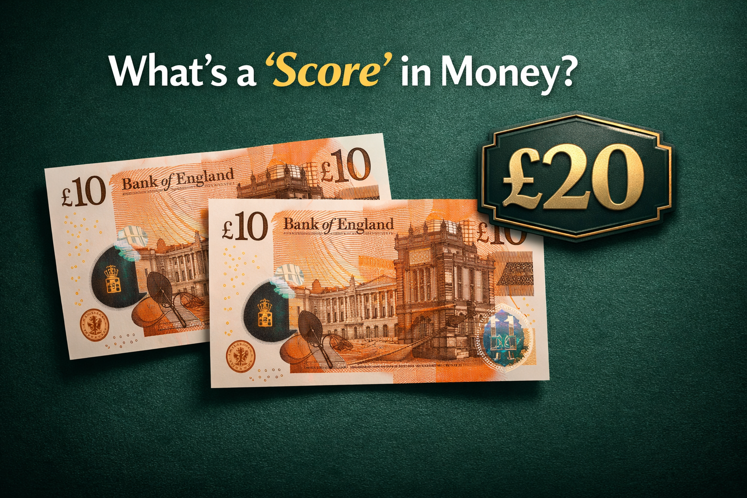 Whats a Score in Money