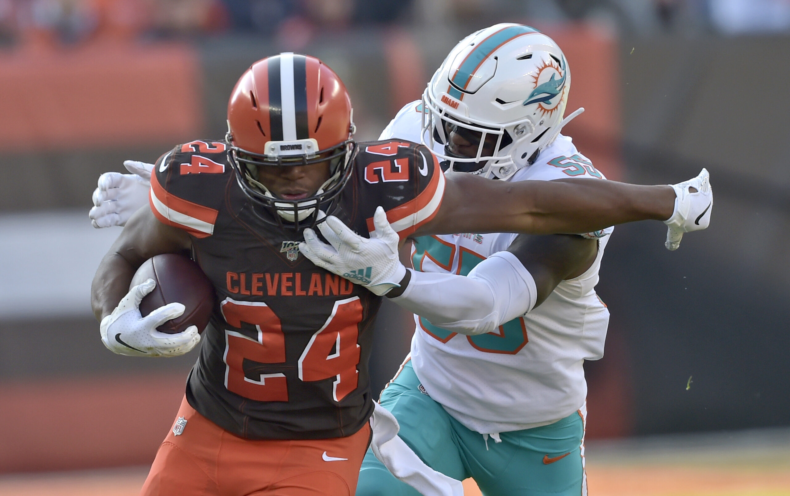 cleveland browns vs miami dolphins match player stats