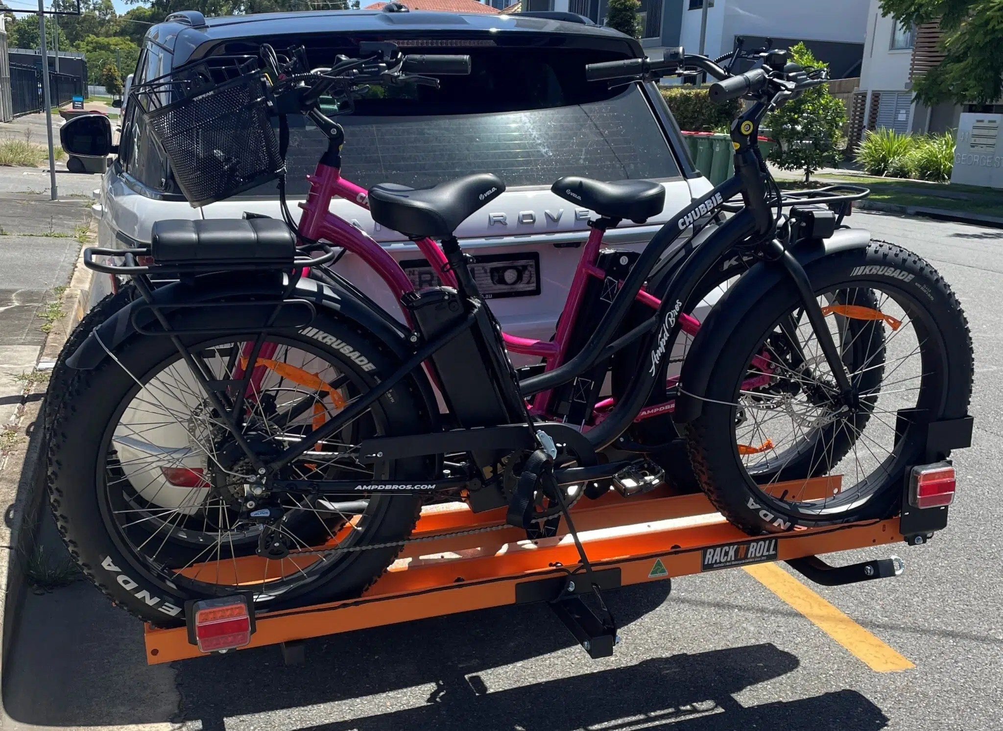 Tow Bar Bike Rack for Electric Bikes