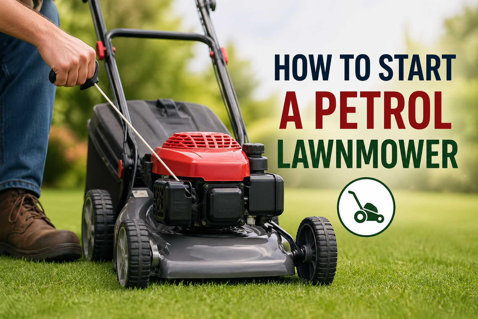 How to Start a Petrol Lawnmower