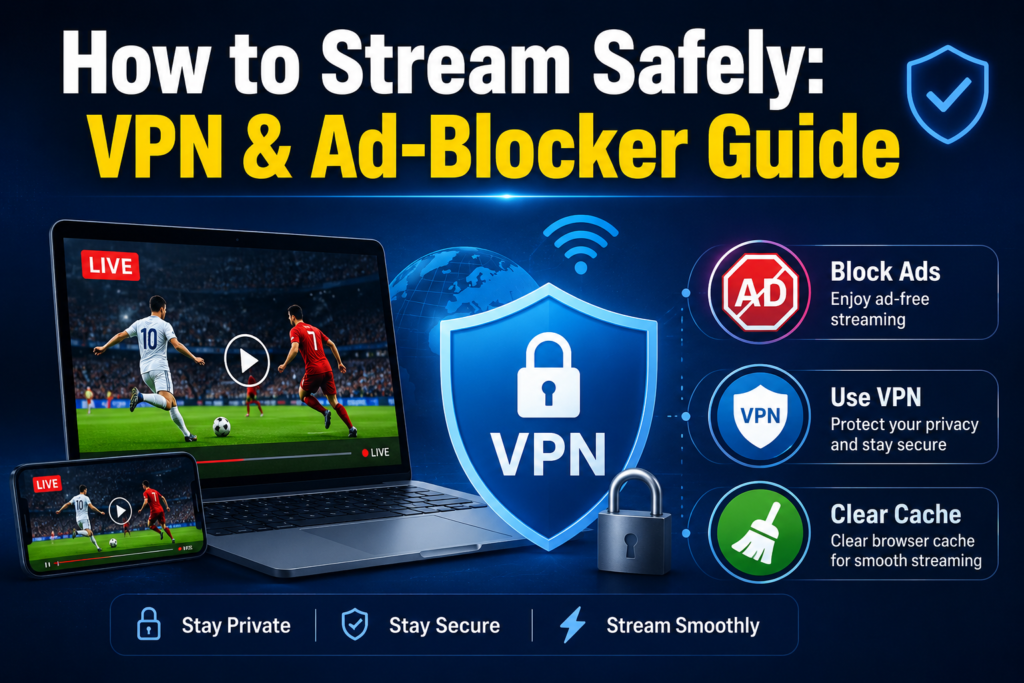 How to stream safely on Vipstand using VPN
