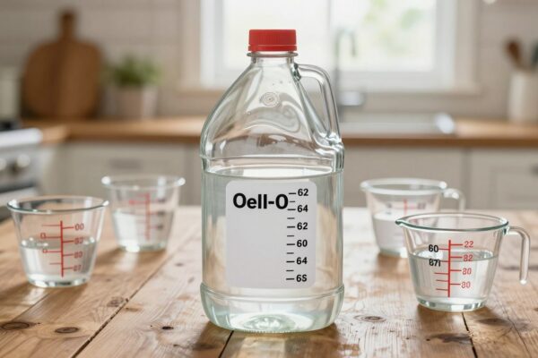 how many ounces in a half gallon