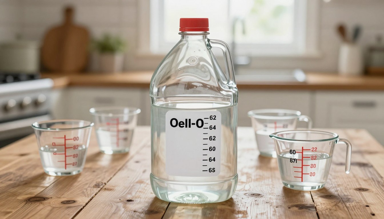 how many ounces in a half gallon