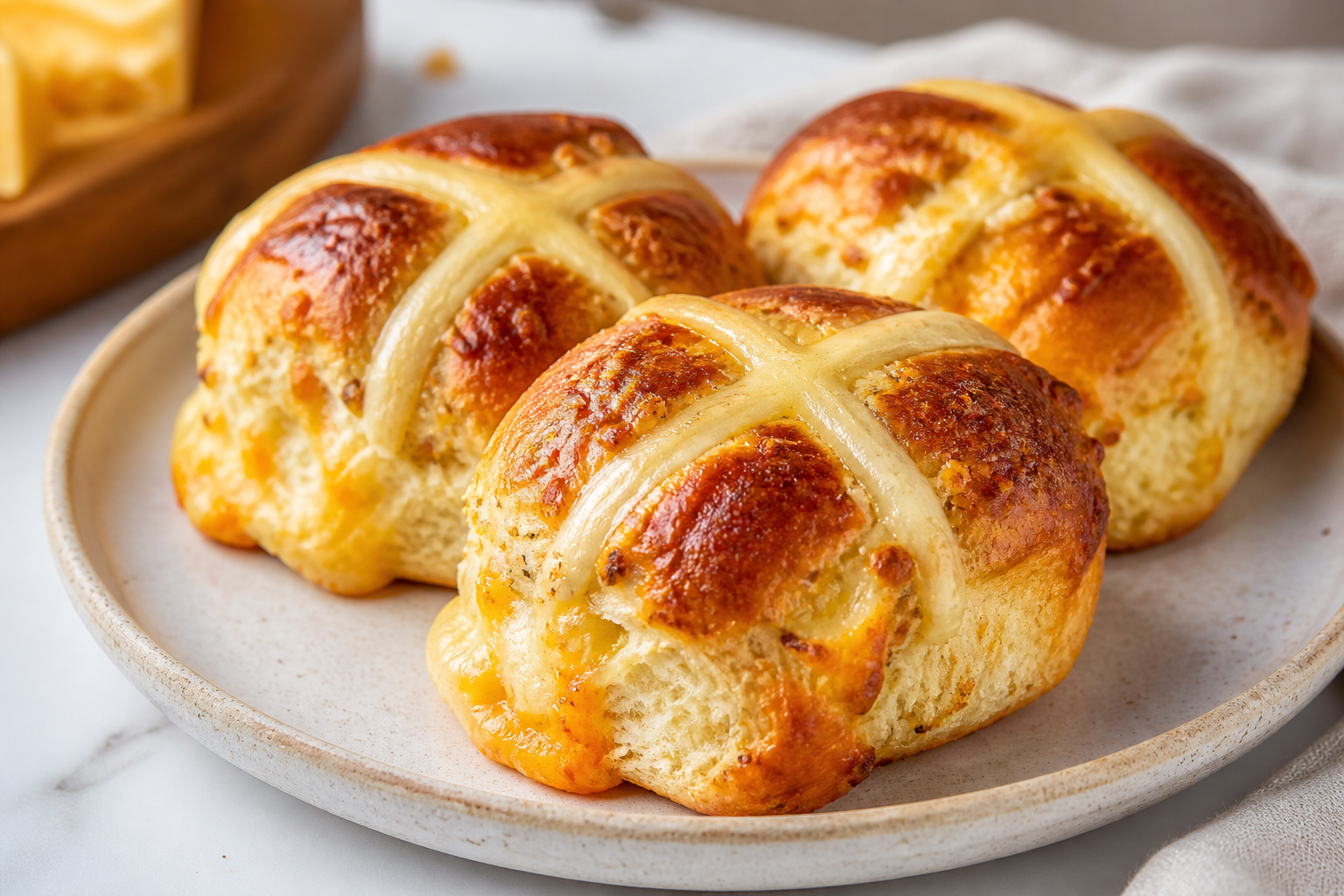 m&s cheese hot cross buns