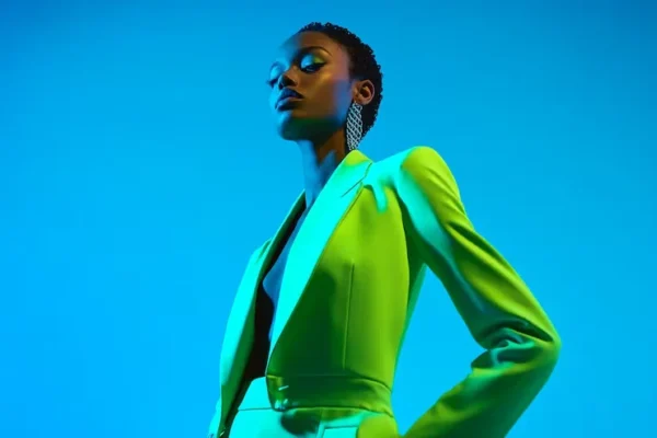 How Digital Backgrounds Shape the Mood of a Fashion Portrait