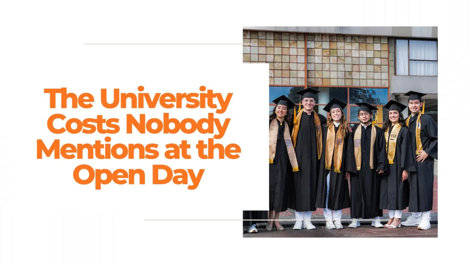 The University Costs Nobody Mentions at the Open Day